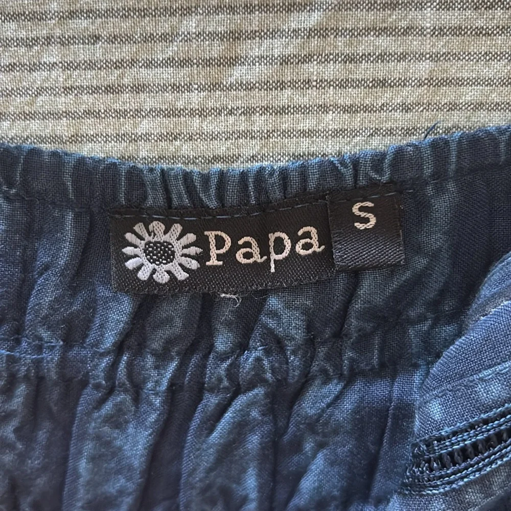 Vintage Papa Navy Maxi Dress - Picture 9 of 9